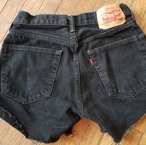 Levi's 505 High Waisted Shorts